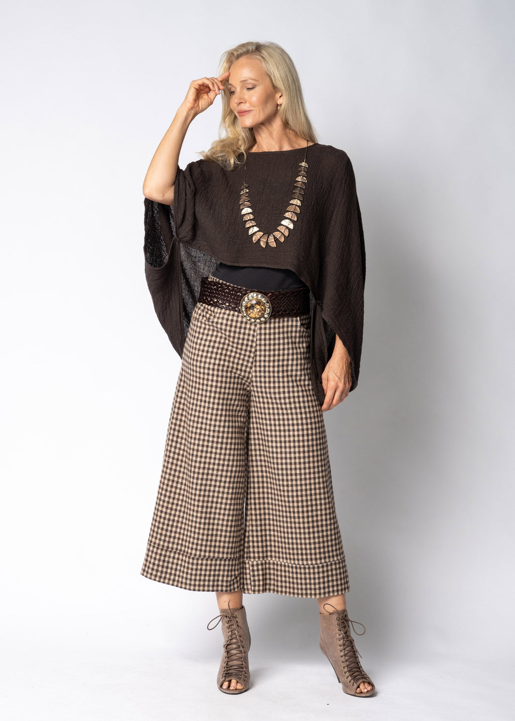 Evira Pants in Chocolate Truffle