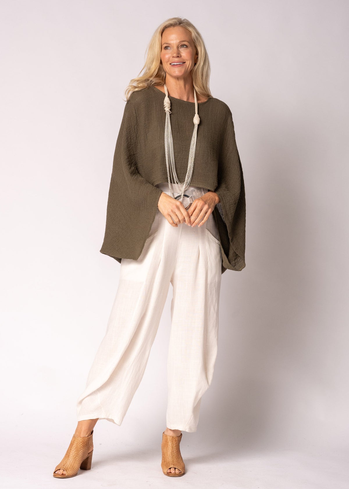 Odelia Pants in Cream