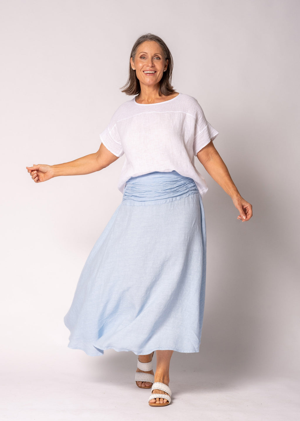 Penna Skirt in Baby Blue