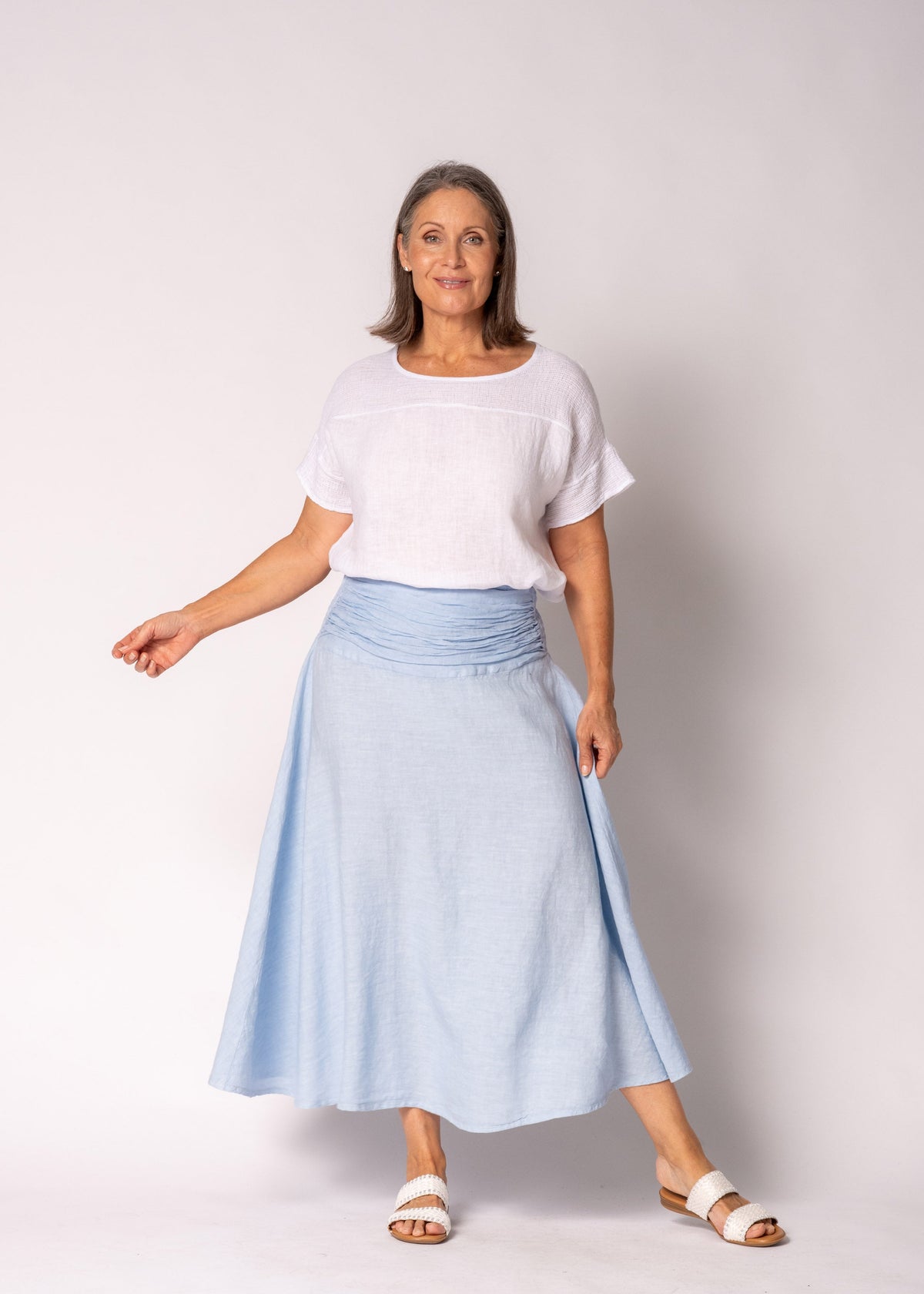 Penna Skirt in Baby Blue