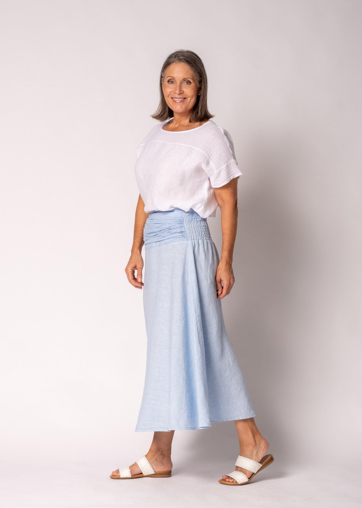 Penna Skirt in Baby Blue