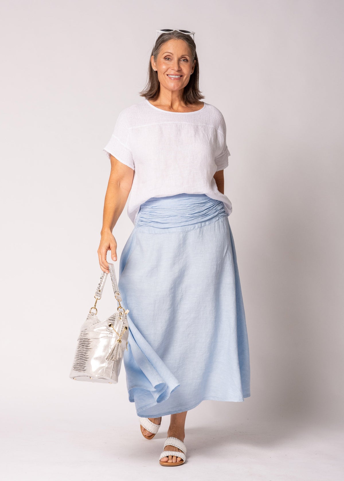 Penna Skirt in Baby Blue