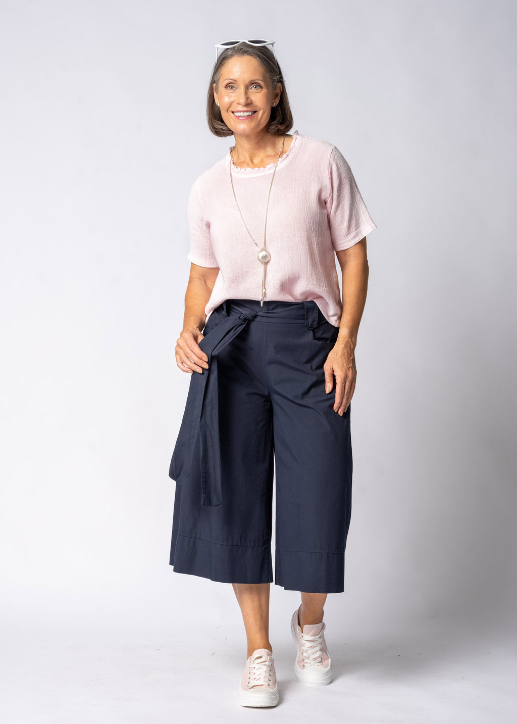 Malika Pants in Navy