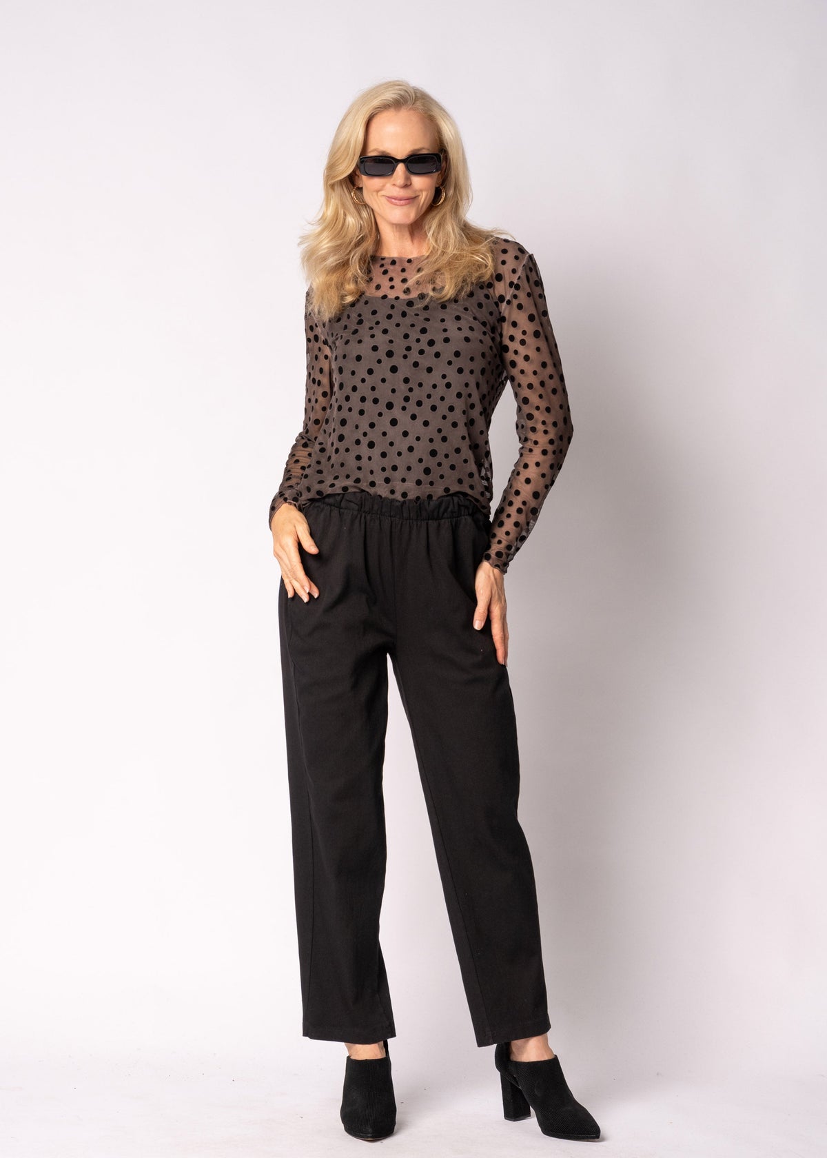 Alindra Pants in Onyx