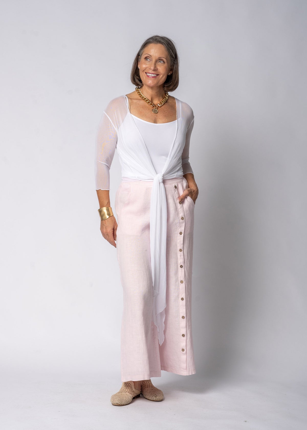 Thalia Top in White