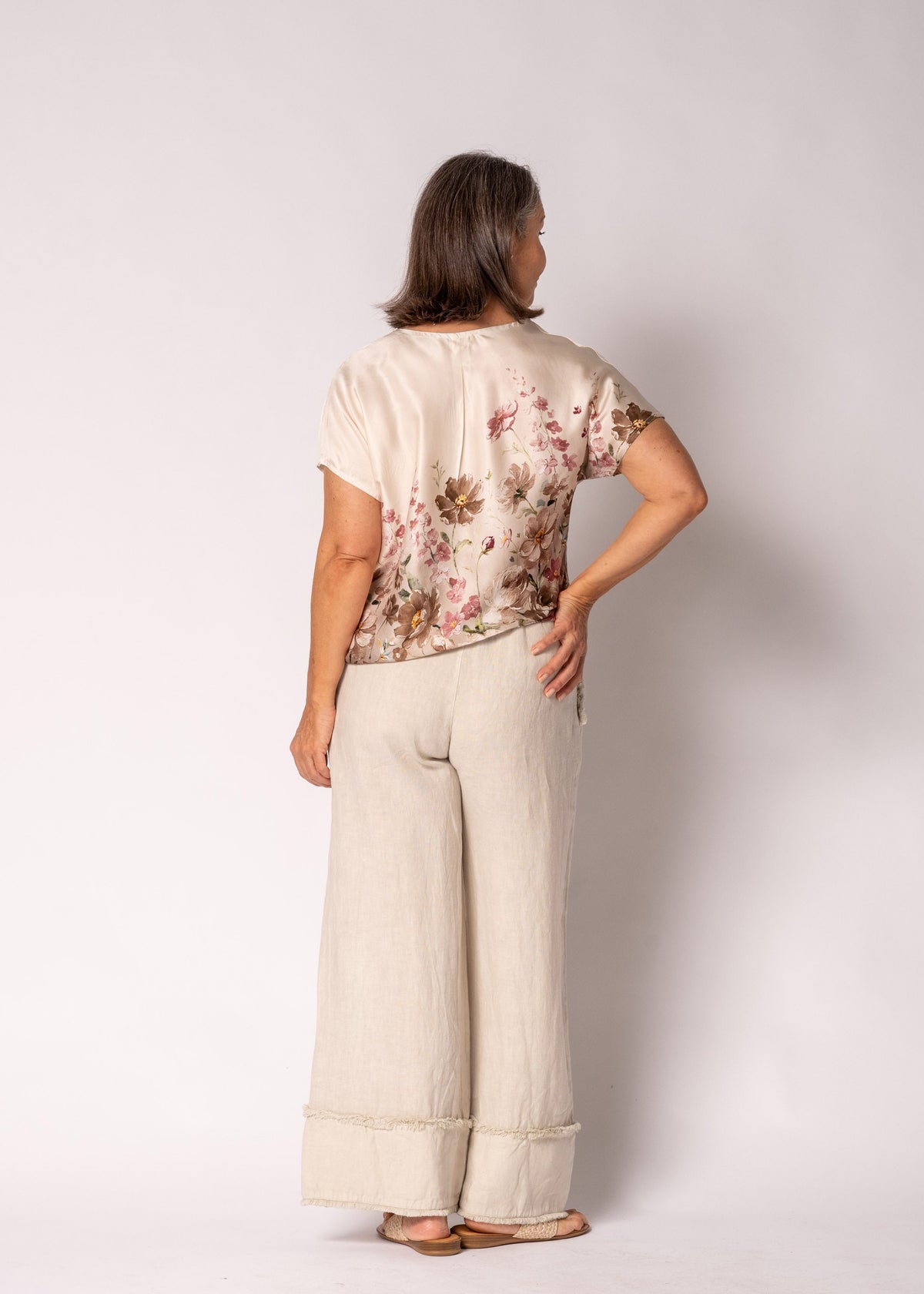 Mazarine Top in Latte