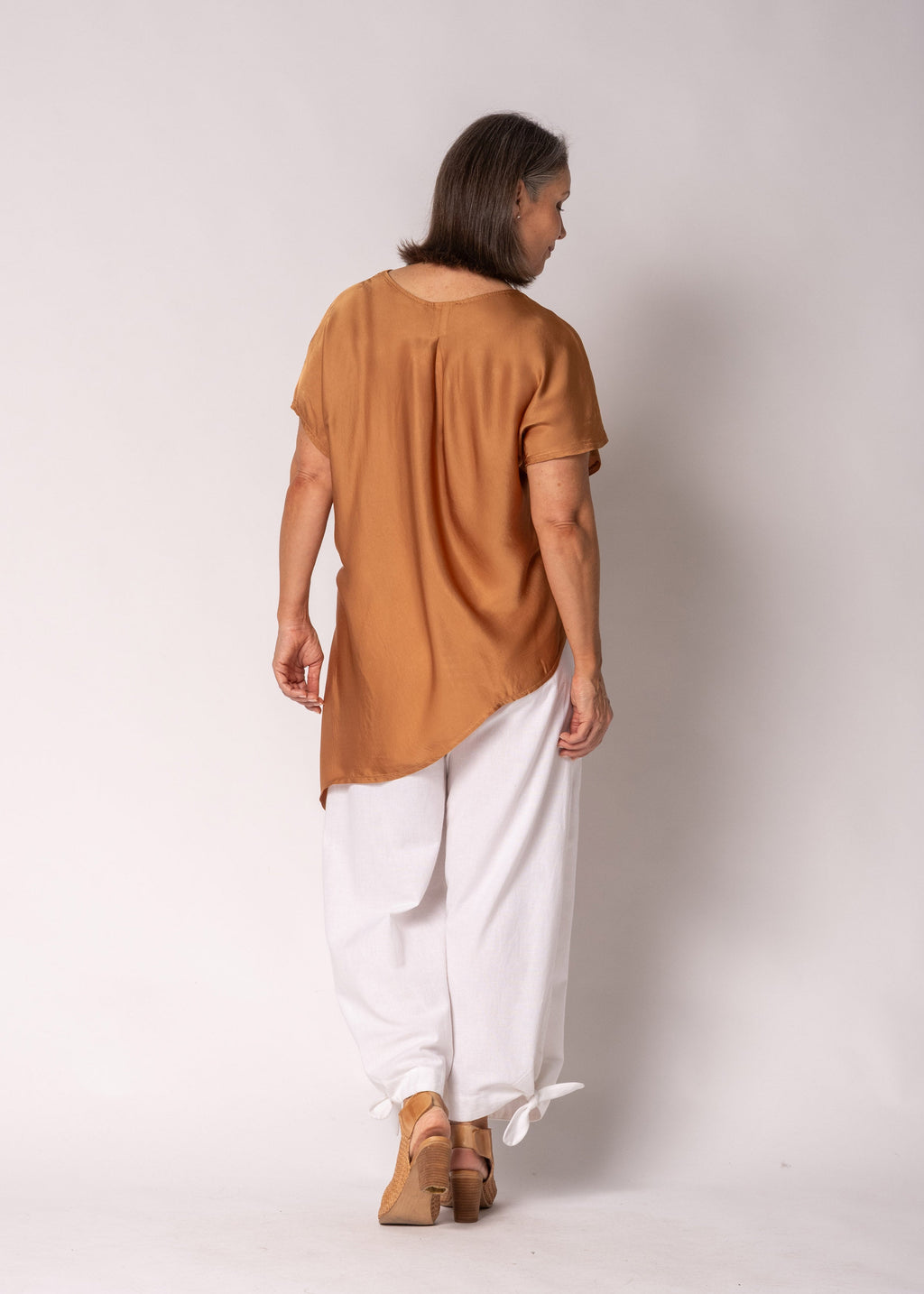 Mazarine Top in Burnt Toffee