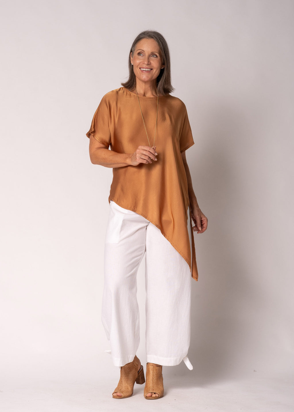 Mazarine Top in Burnt Toffee