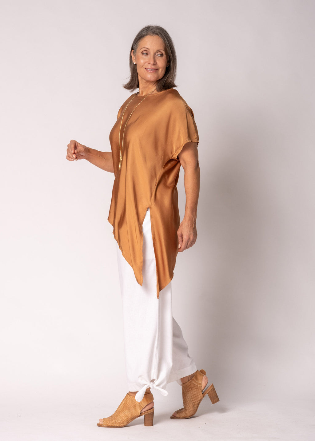Mazarine Top in Burnt Toffee