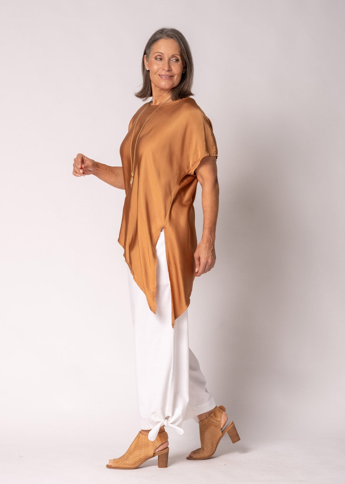 Mazarine Top in Burnt Toffee