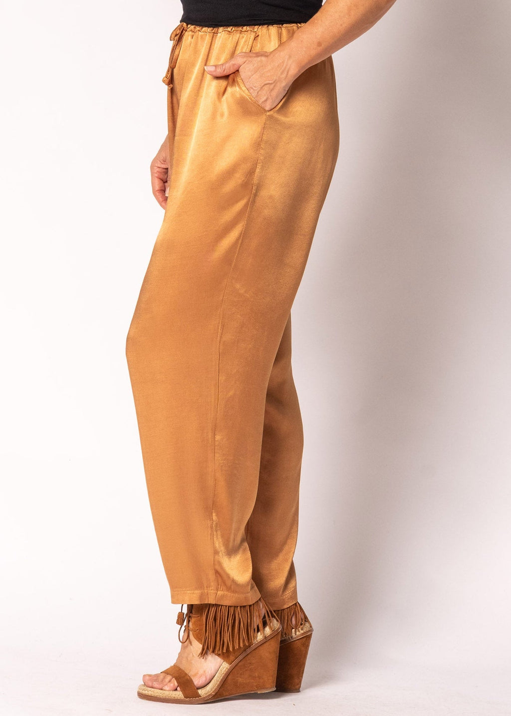 Caselle Pants in Burnt Toffee