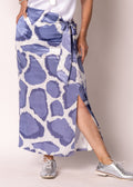 Gracina Skirt in Positano Blue