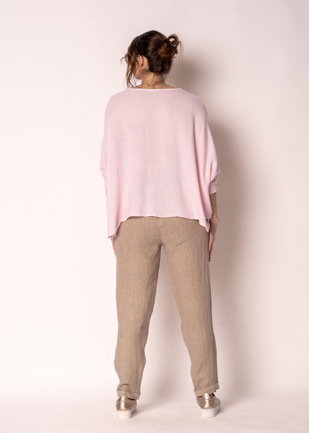 Cosima Linen Pants in Latte