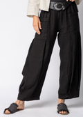 Olenna Linen Pants in Onyx