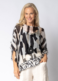 Lyris Silk Top in Onyx