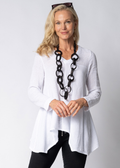 Fable Linen Top in White