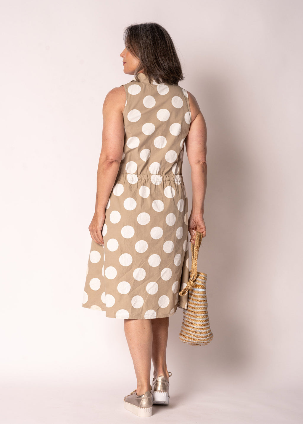 Palina Cotton  Dress in Desert