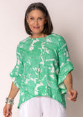 Rennie Top in Capri Green