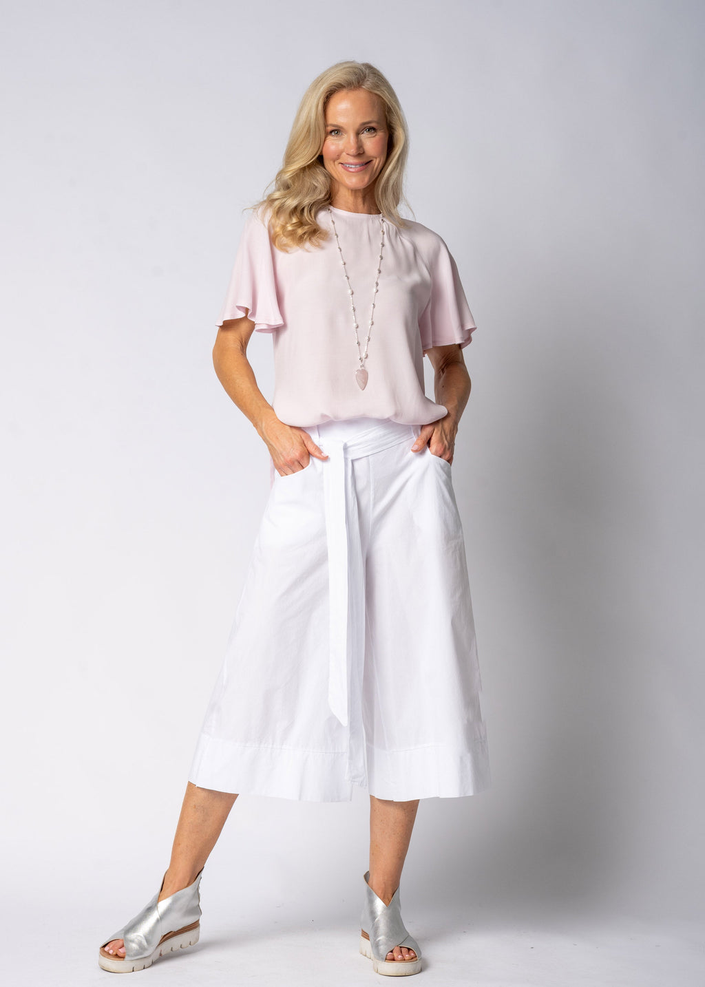 Malika Pants in White