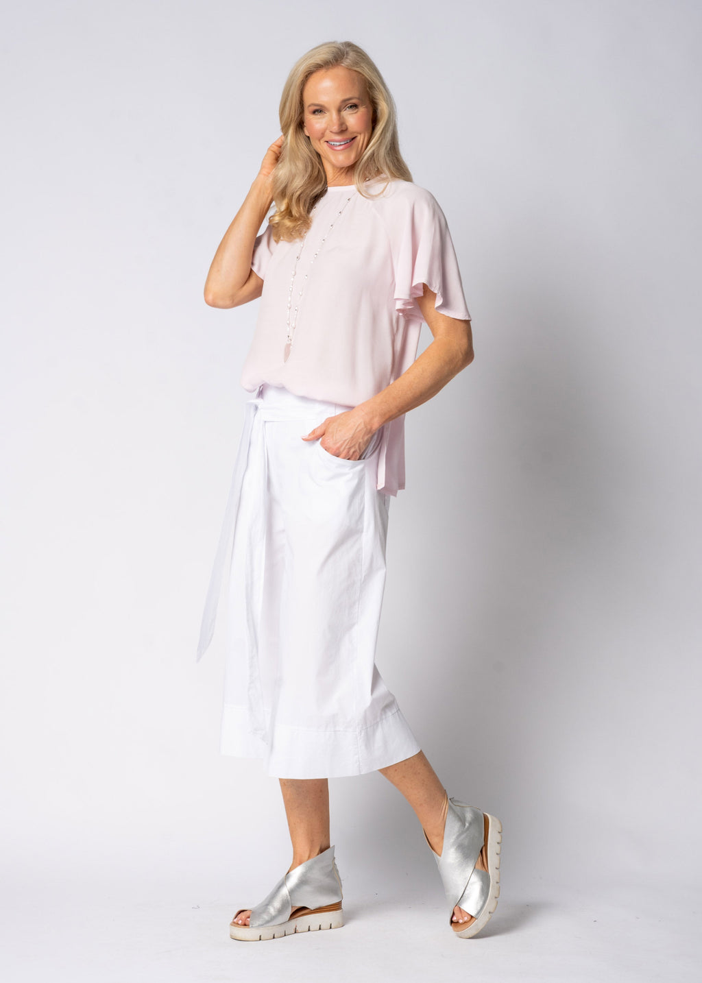 Malika Pants in White
