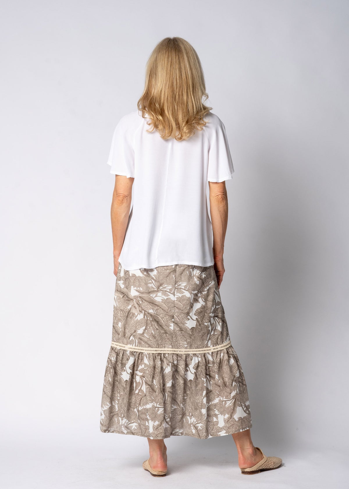 Brontia Top in White