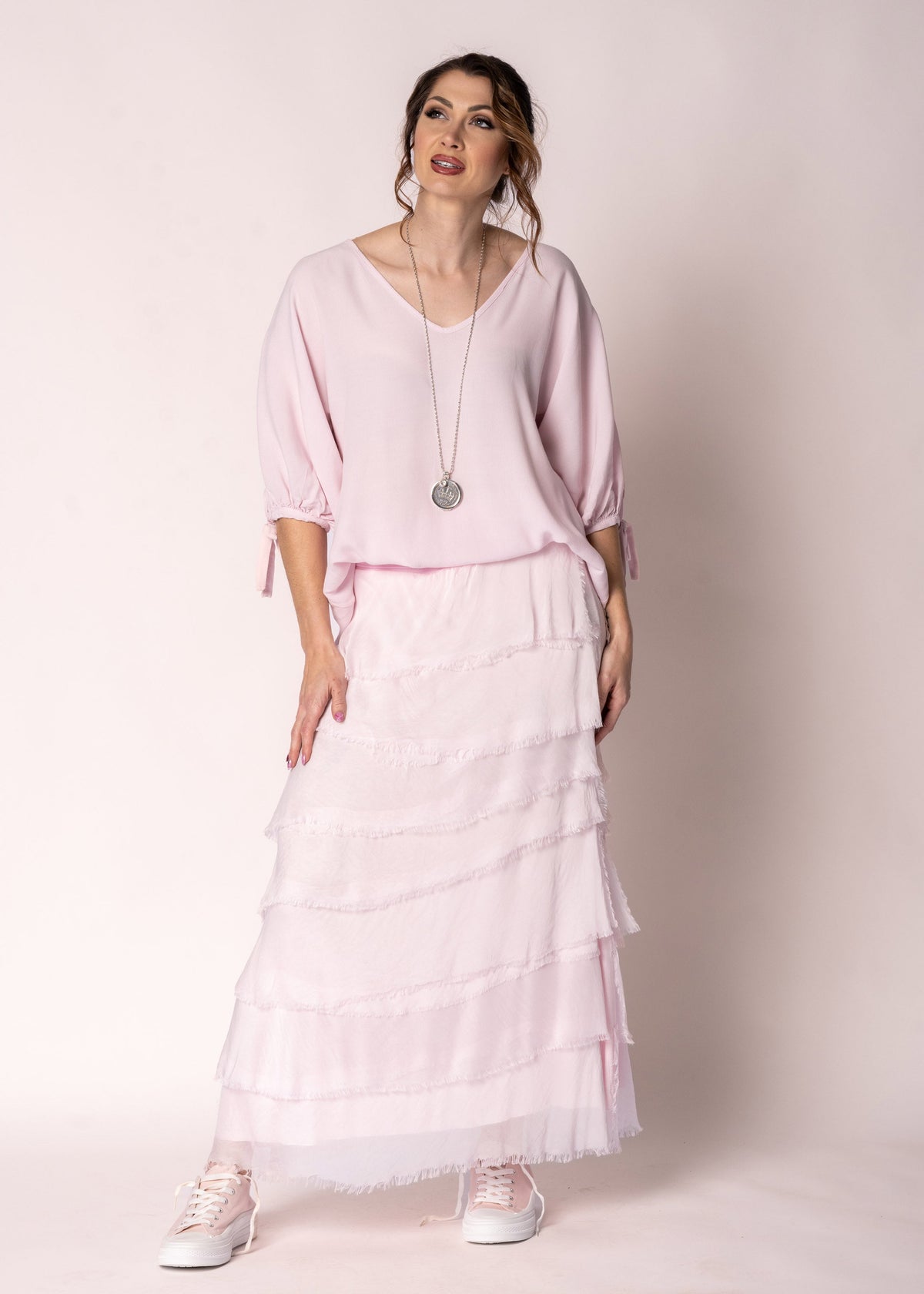 Dinara Top in Modena Pink