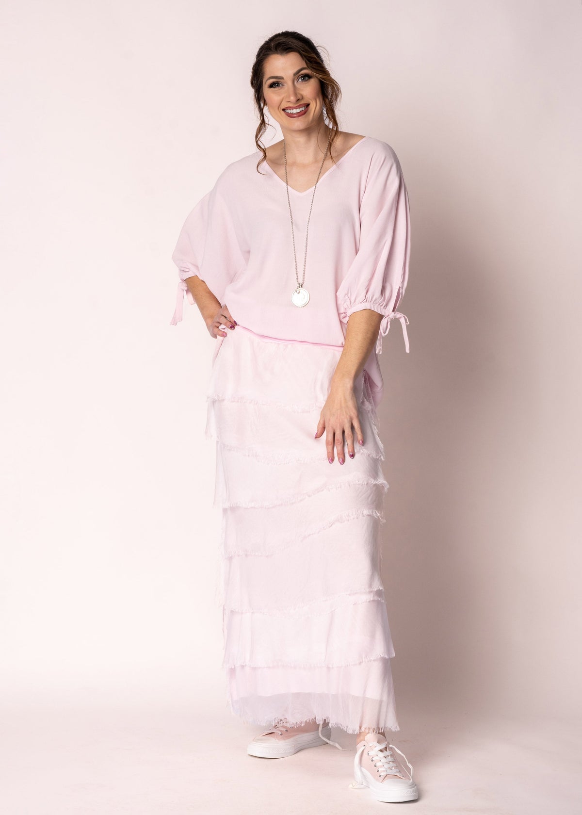 Dinara Top in Modena Pink