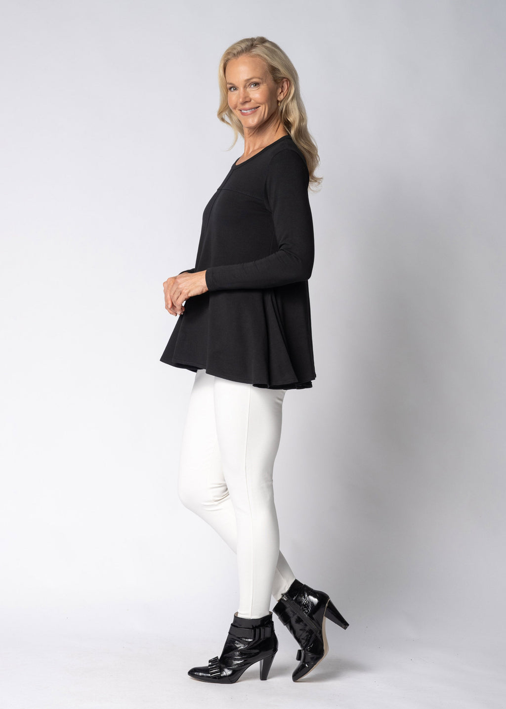 Amelinda Top in Onyx