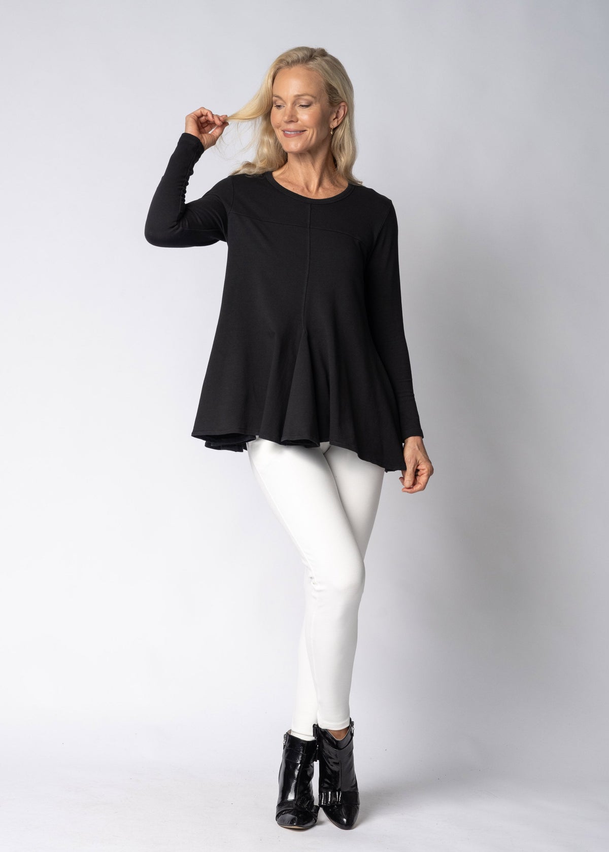 Amelinda Top in Onyx