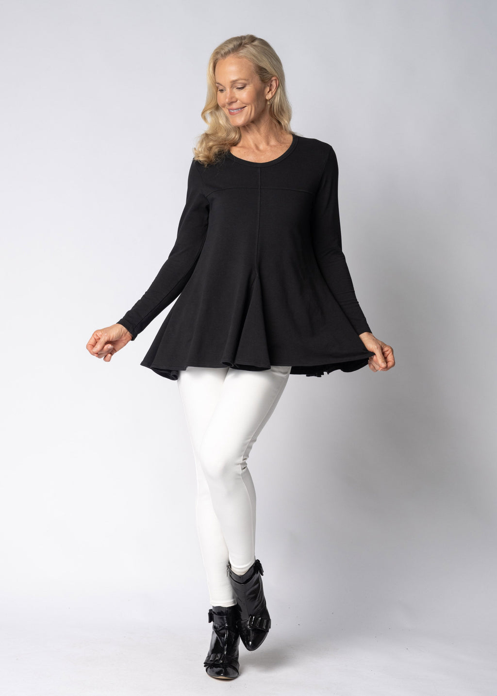 Amelinda Top in Onyx