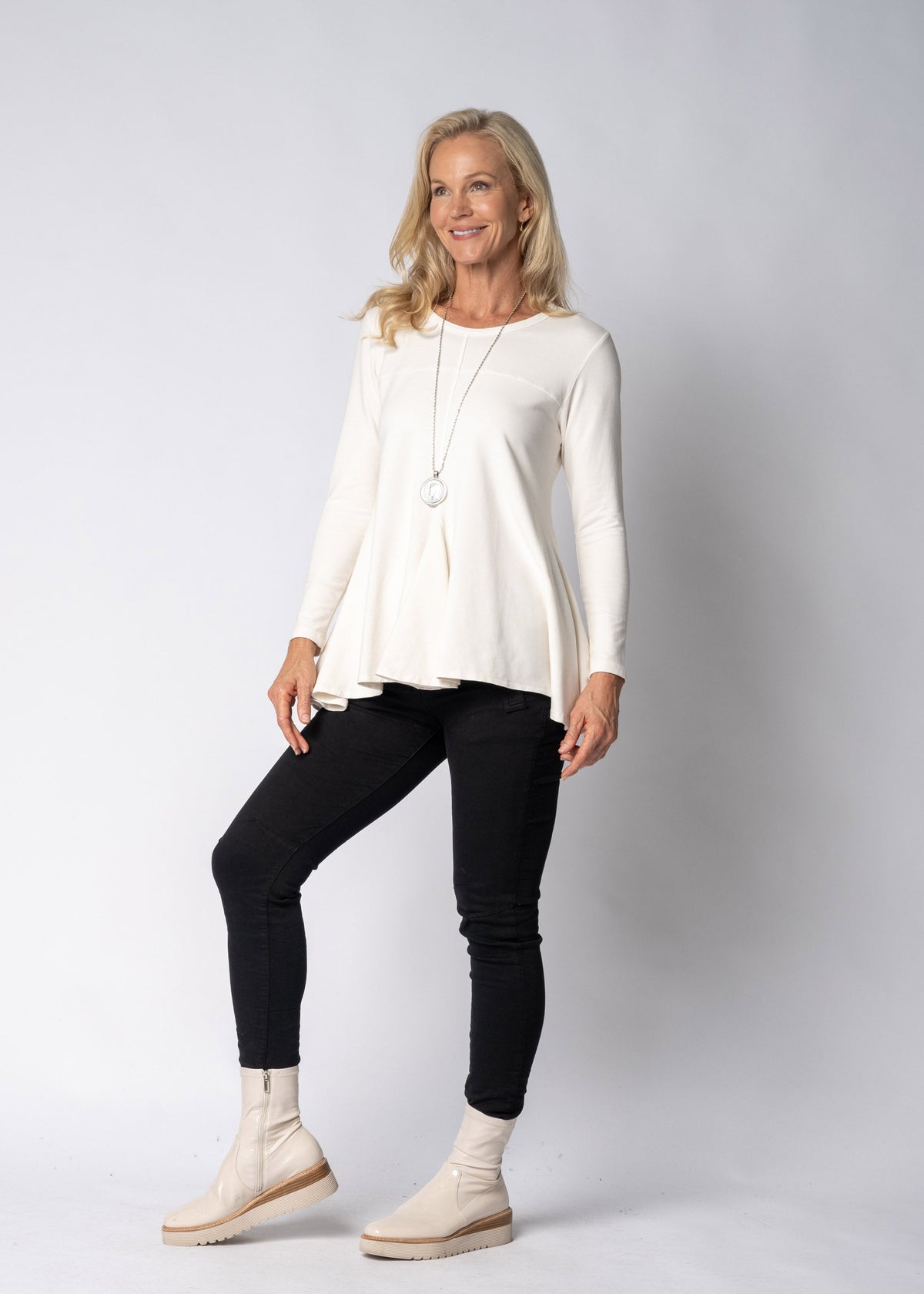 Amelinda Top in Cream