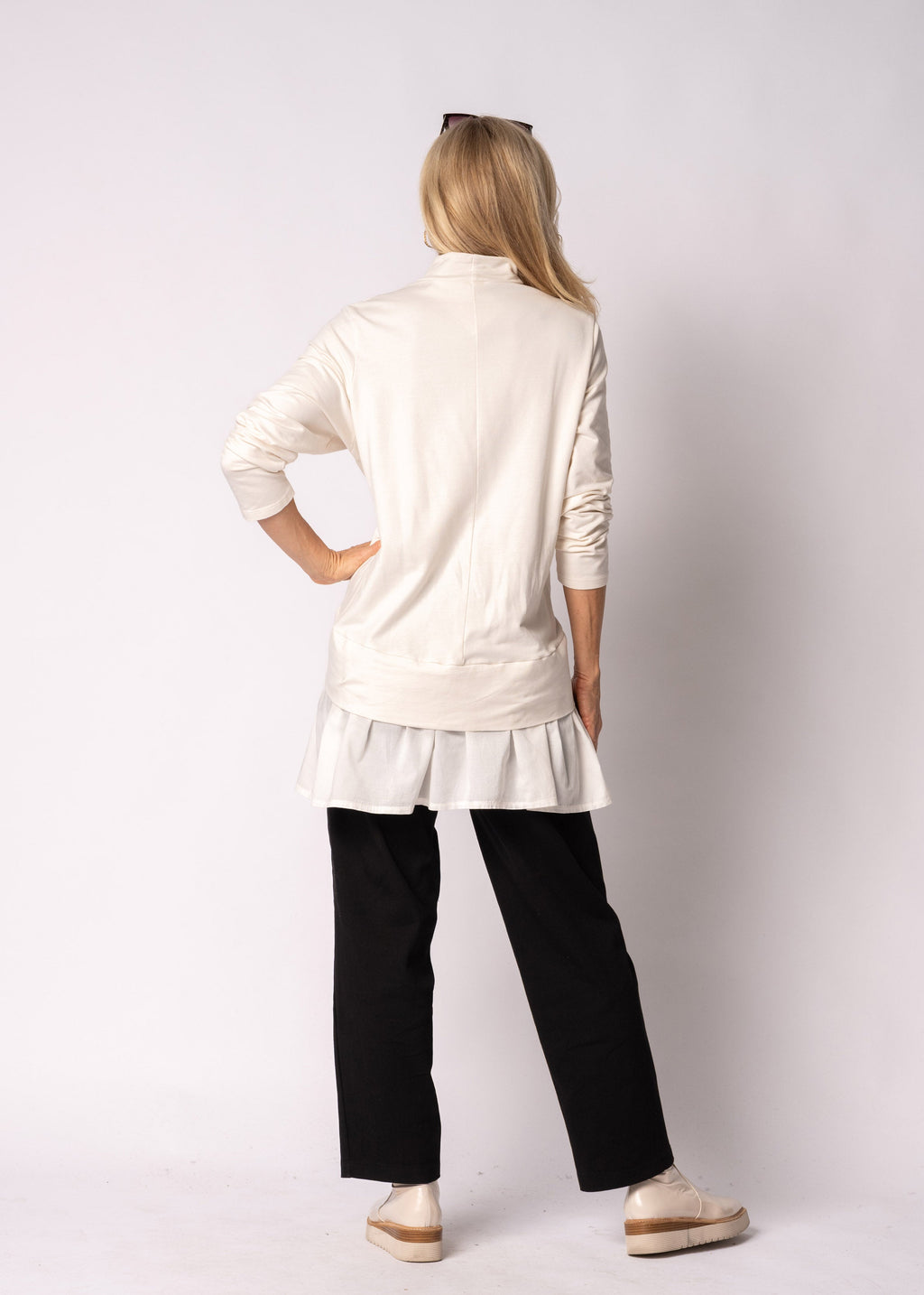 Florin Top in Cream