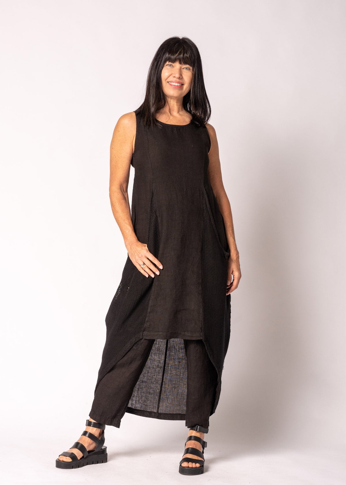 Alette Dress in Onyx