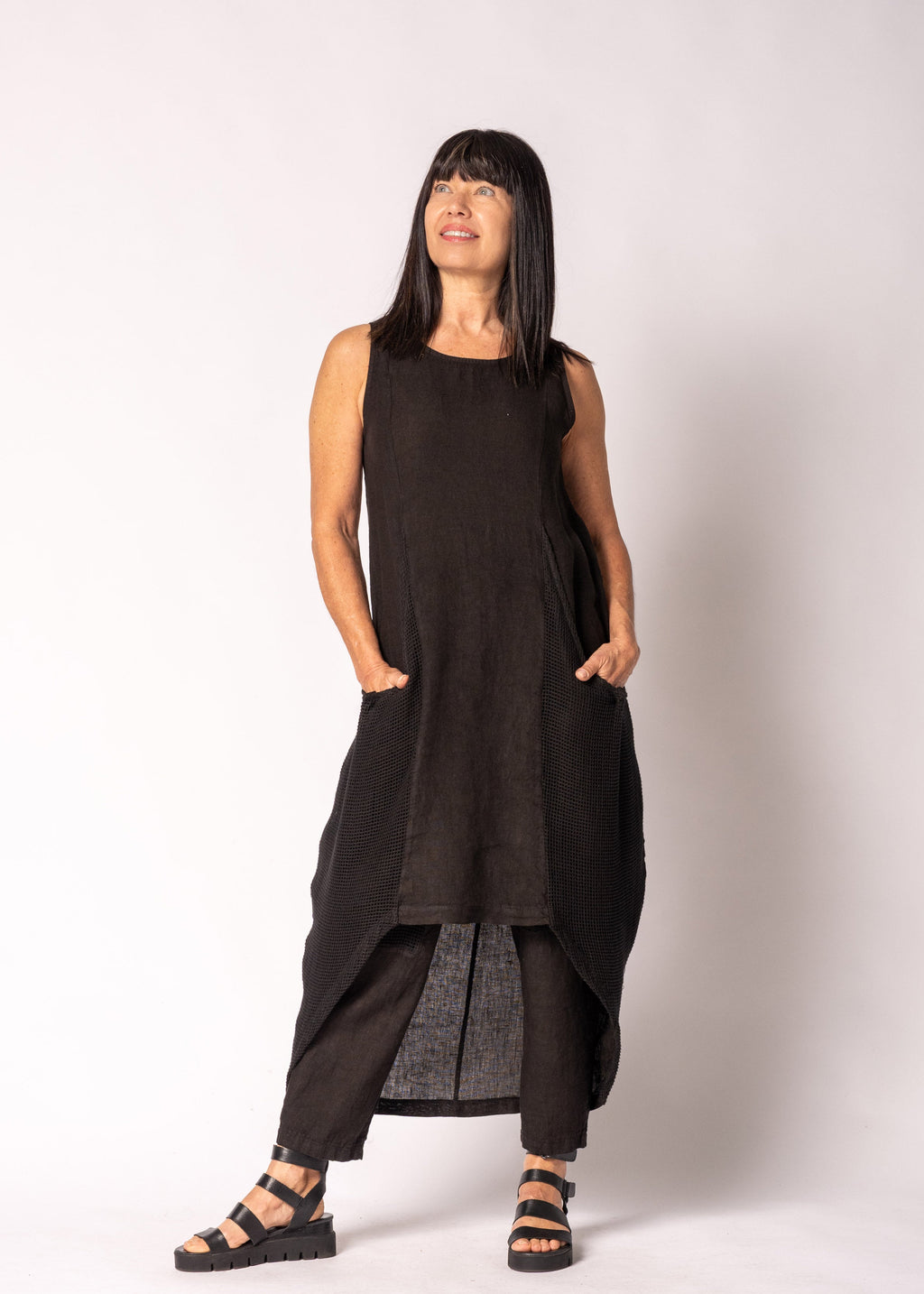Alette Dress in Onyx
