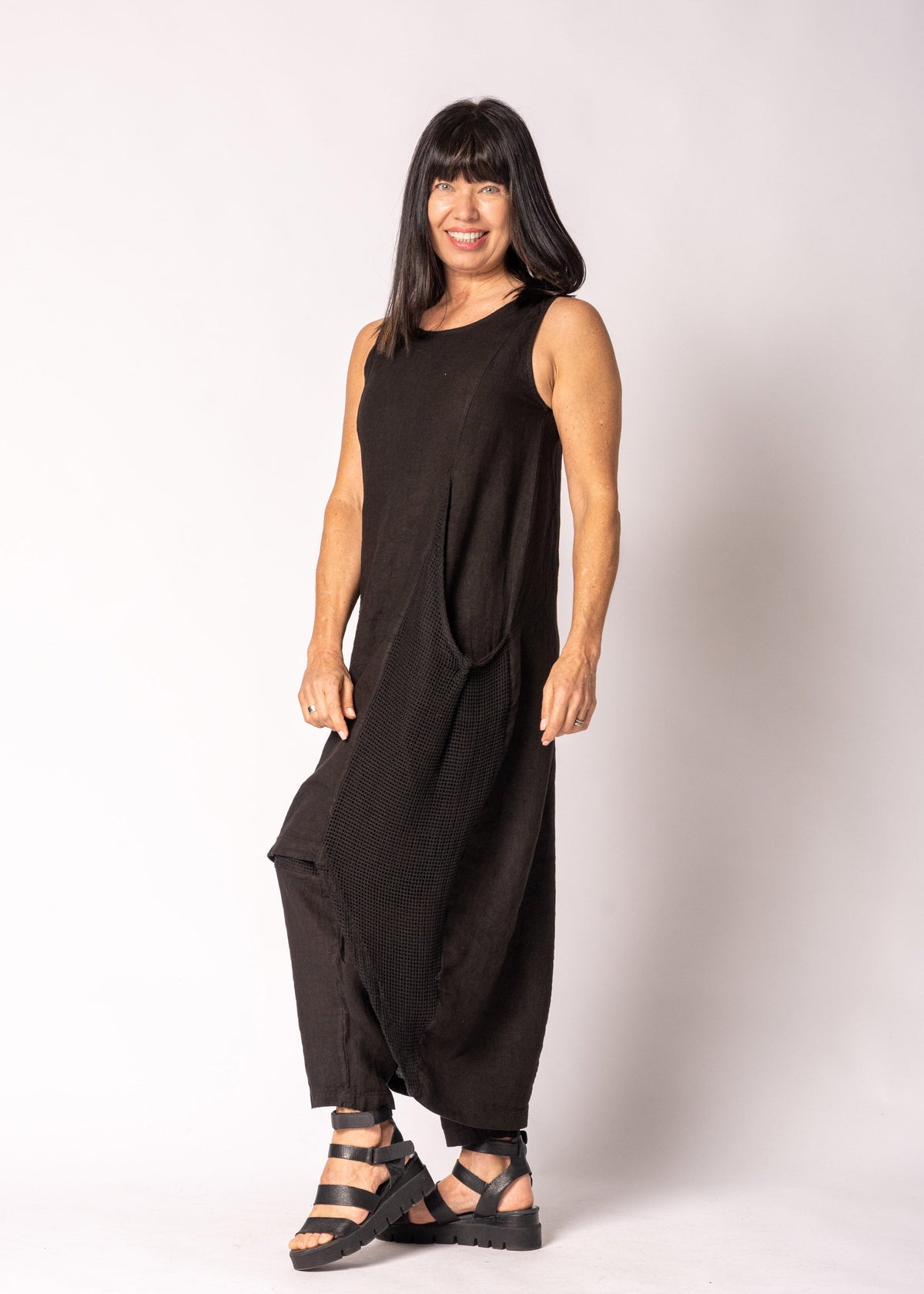 Alette Dress in Onyx