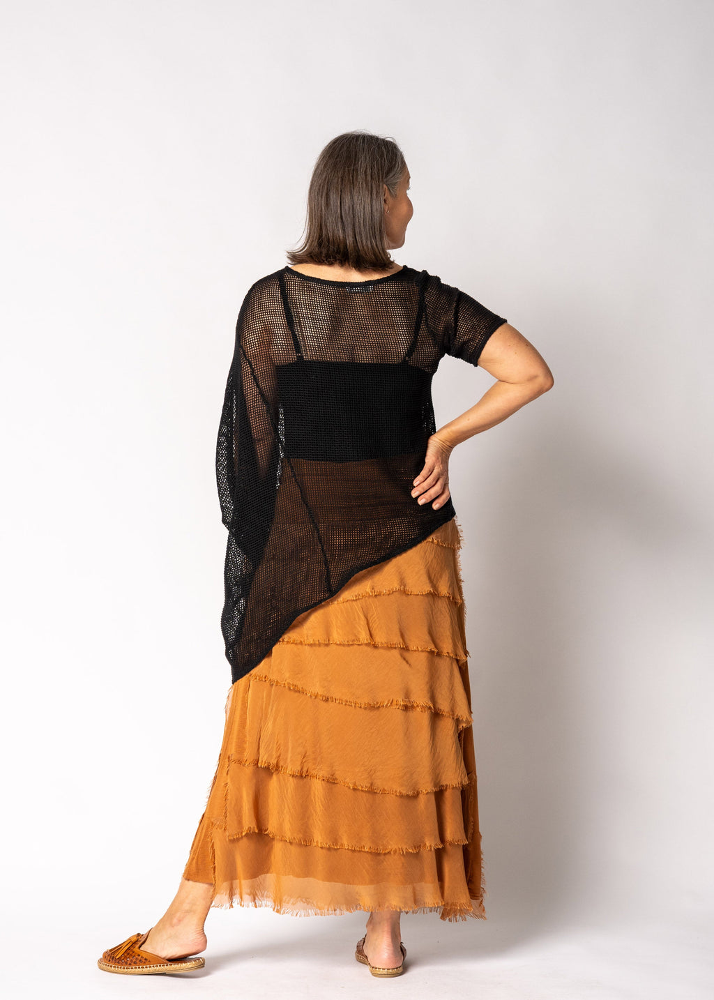 Elloway Cotton Top in Onyx