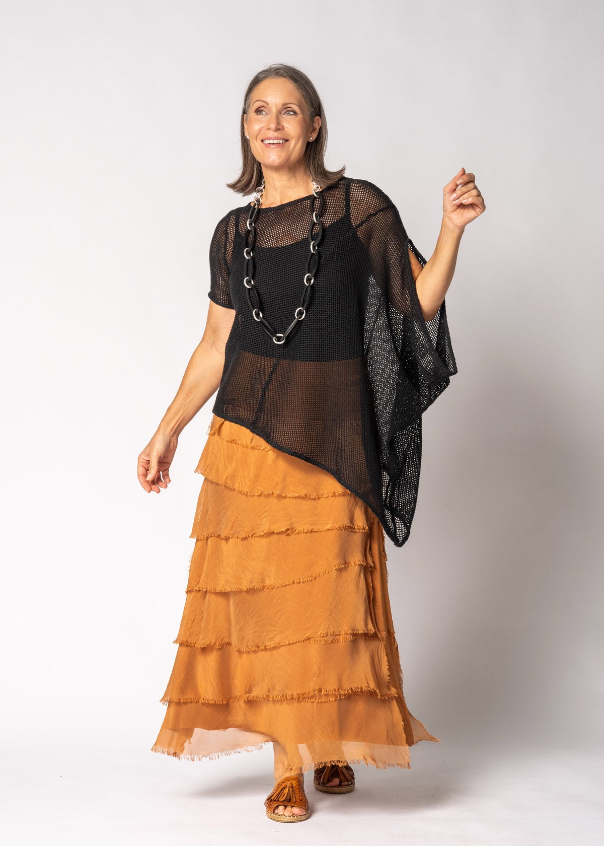 Elloway Cotton Top in Onyx