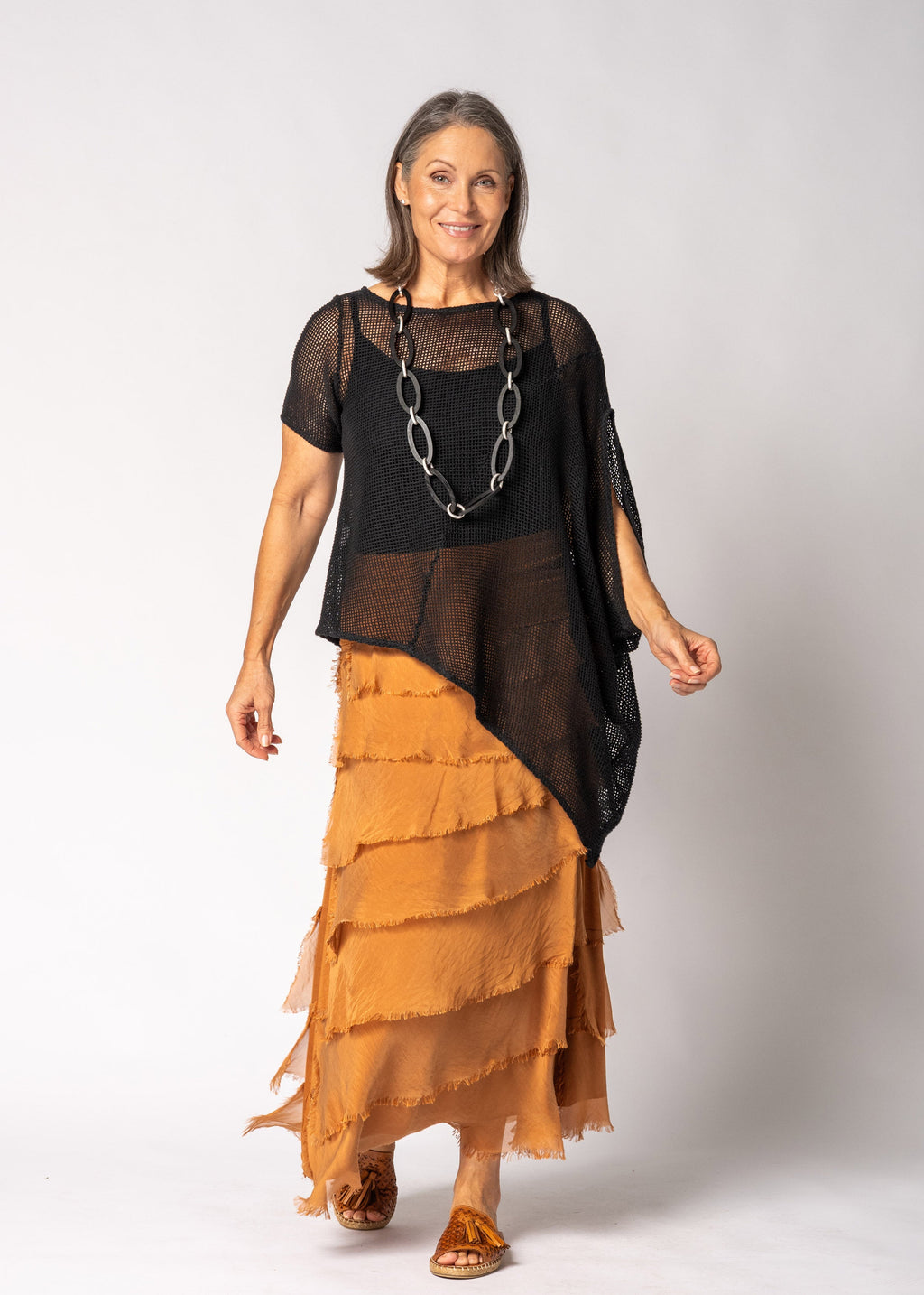 Elloway Cotton Top in Onyx