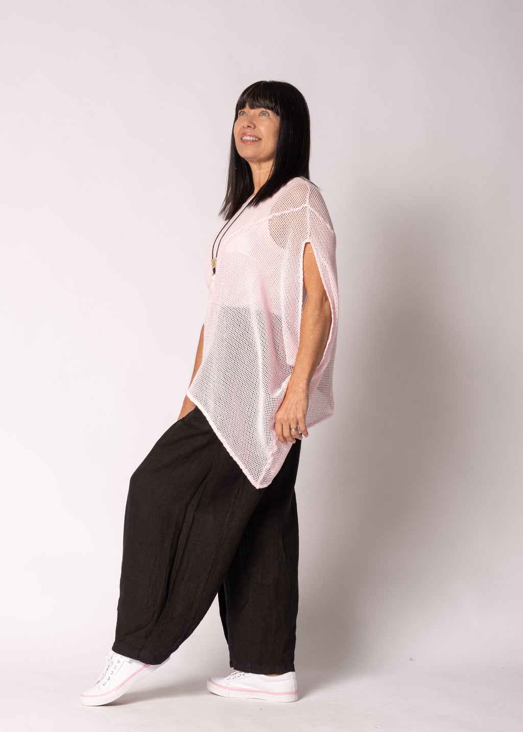 Elloway Cotton Top in Modena Pink