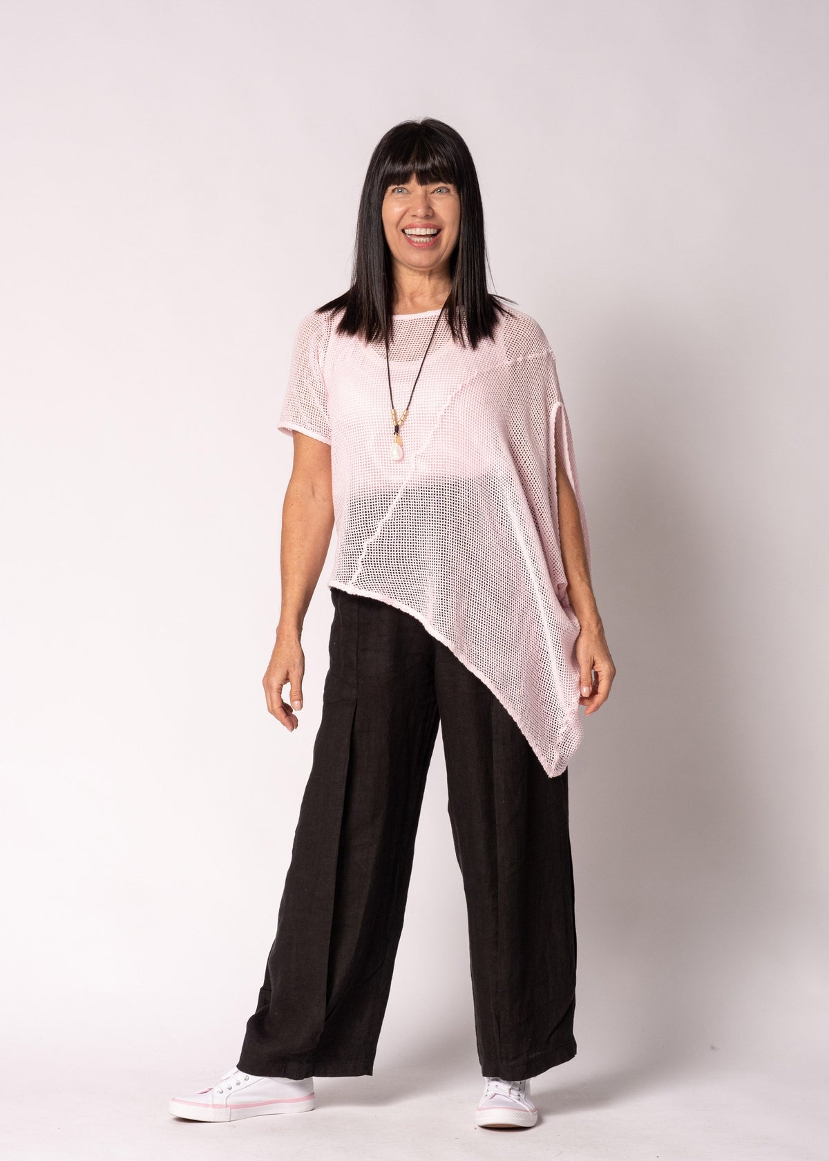 Elloway Cotton Top in Modena Pink