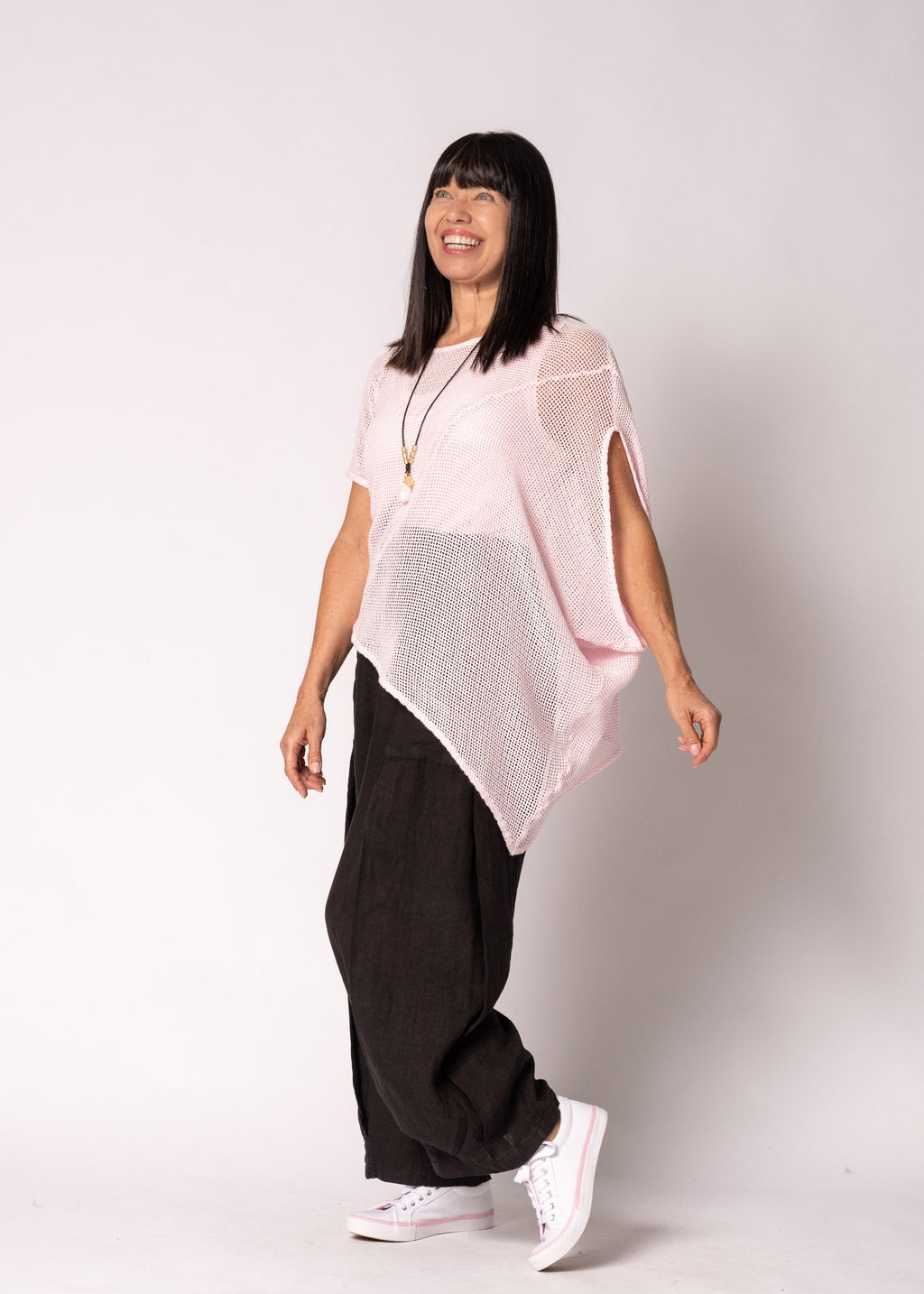 Elloway Cotton Top in Modena Pink