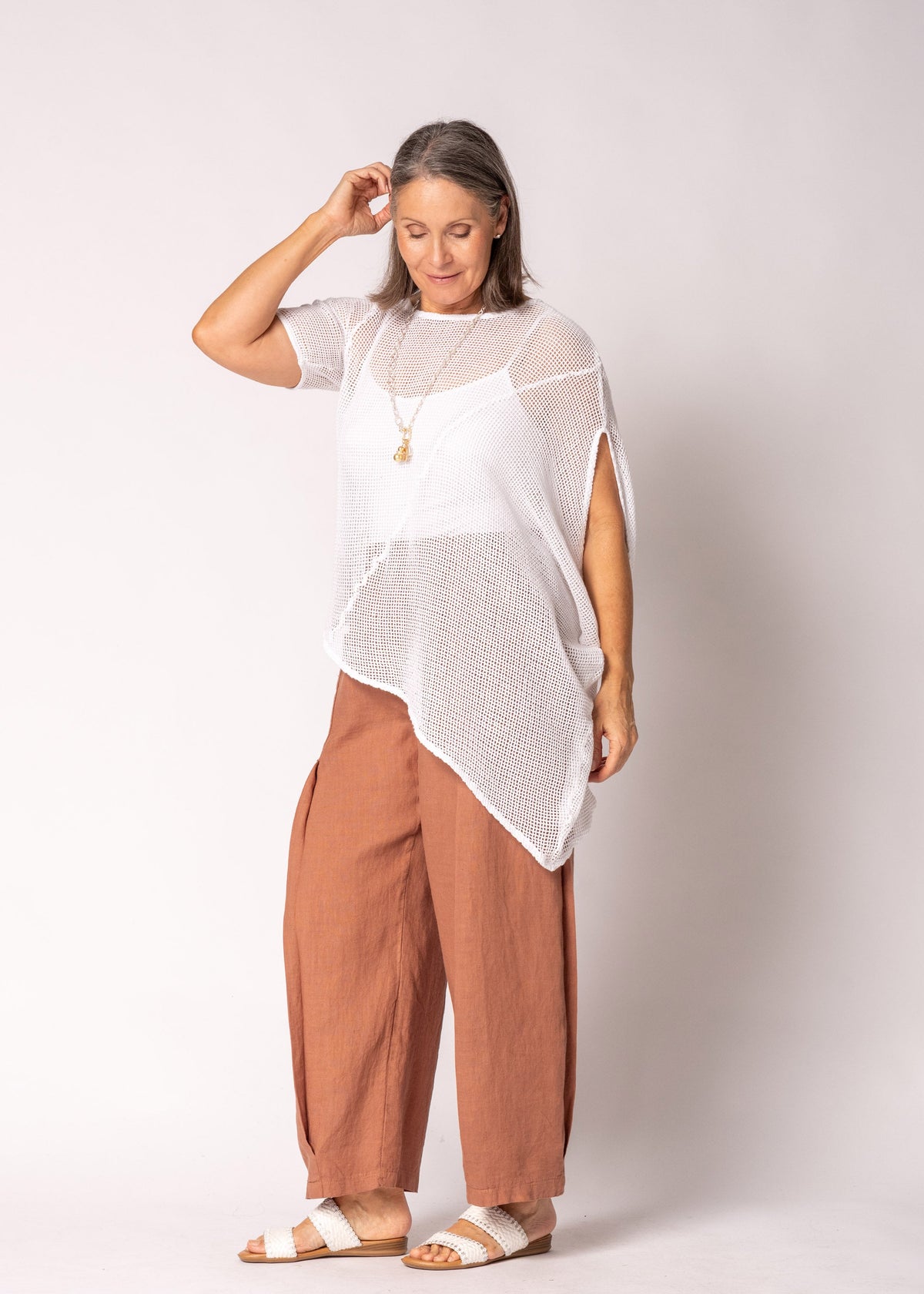 Elloway Cotton Top in White