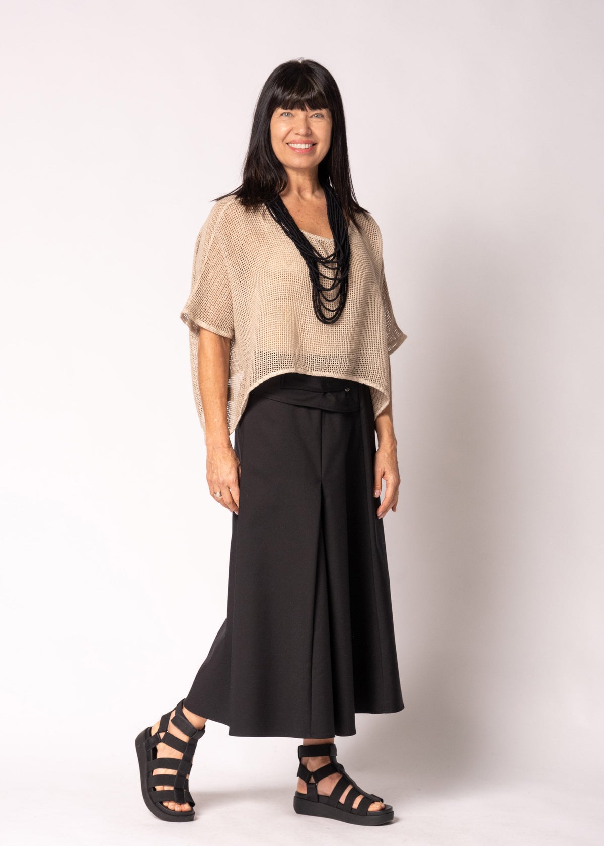 Geneva Skirt in Onyx