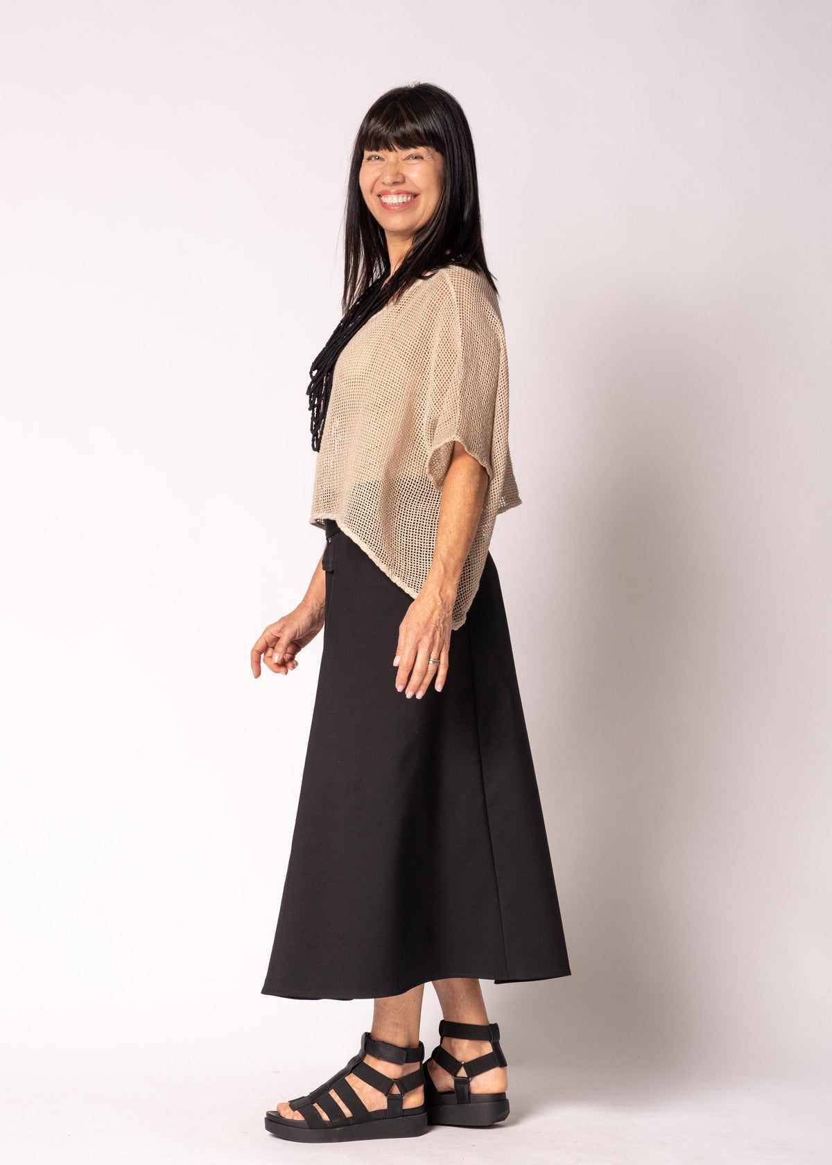 Geneva Skirt in Onyx