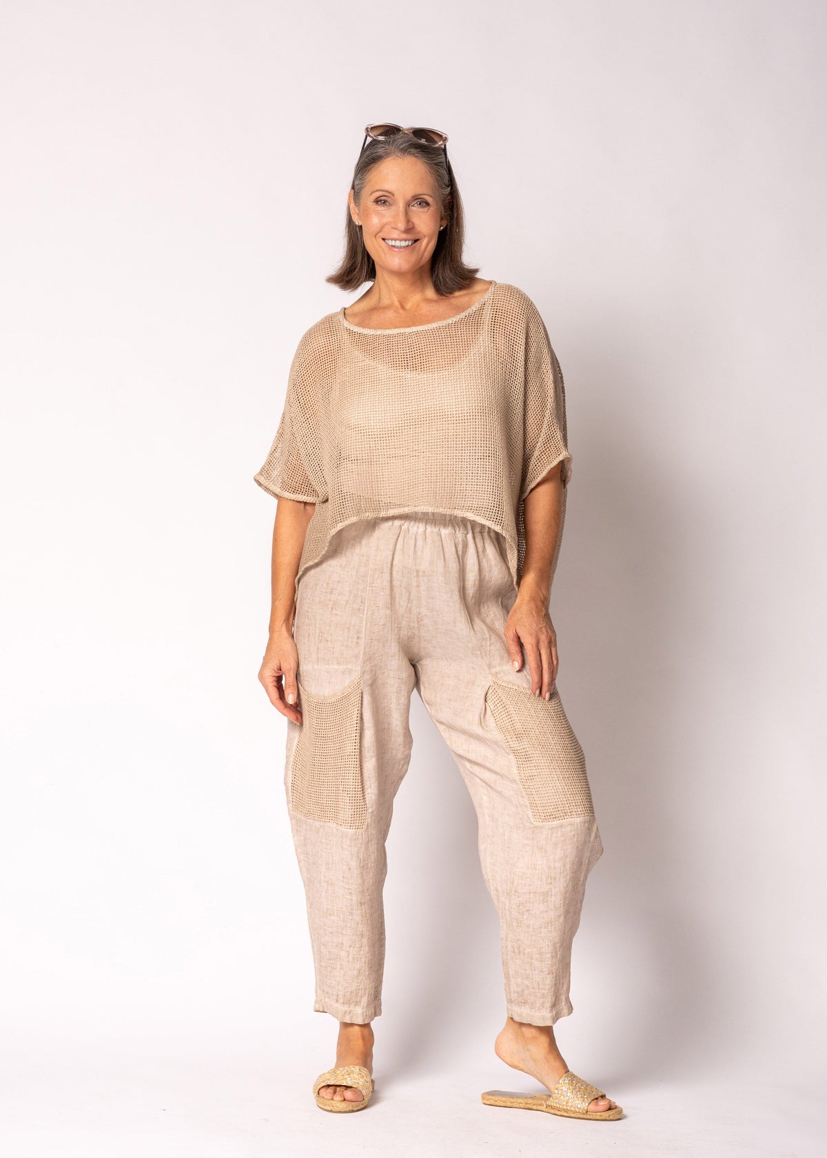 Lunaria Pants in Antique Beige
