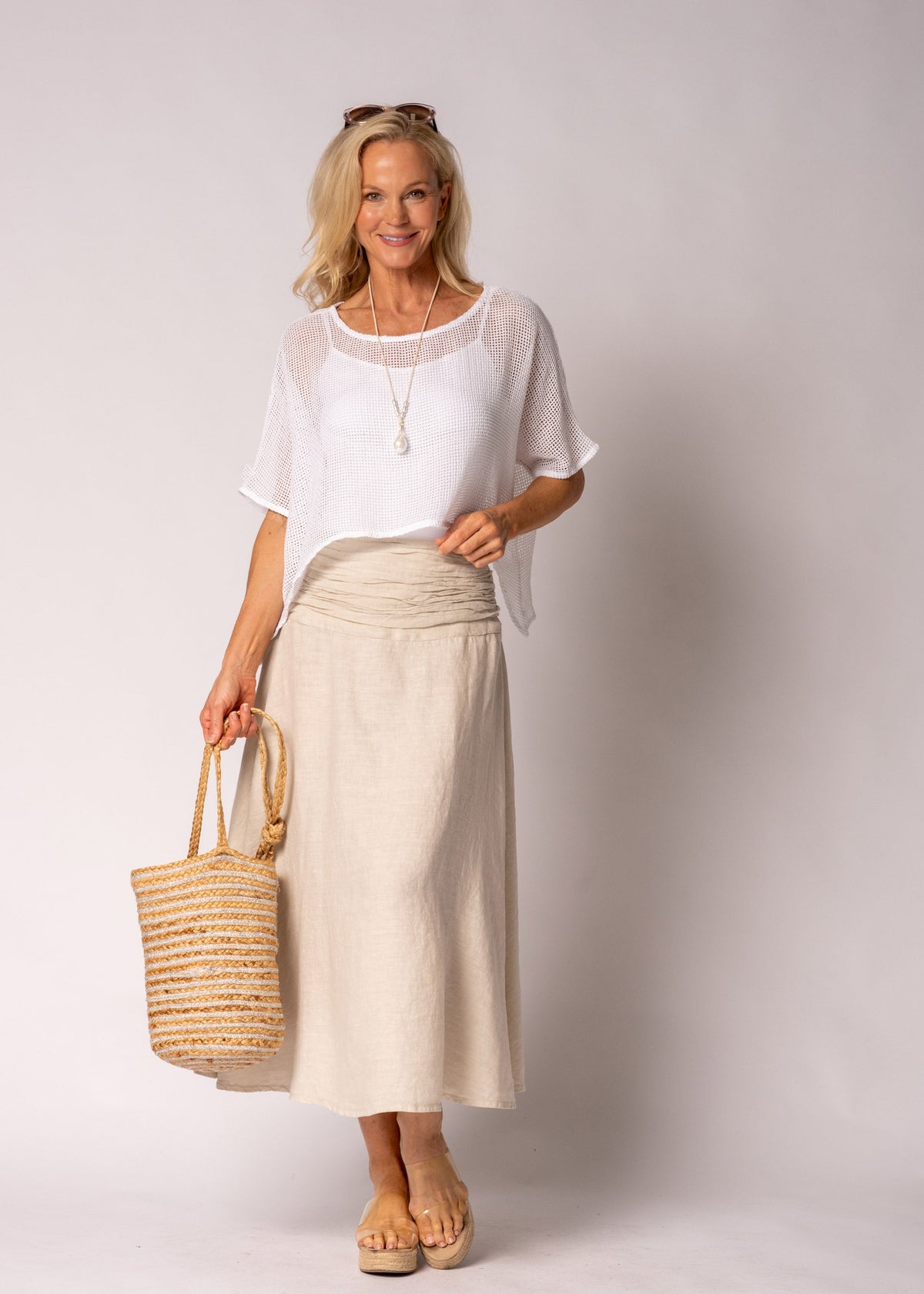Penna Skirt in Latte