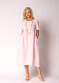 Zoraya Dress in Modena Pink