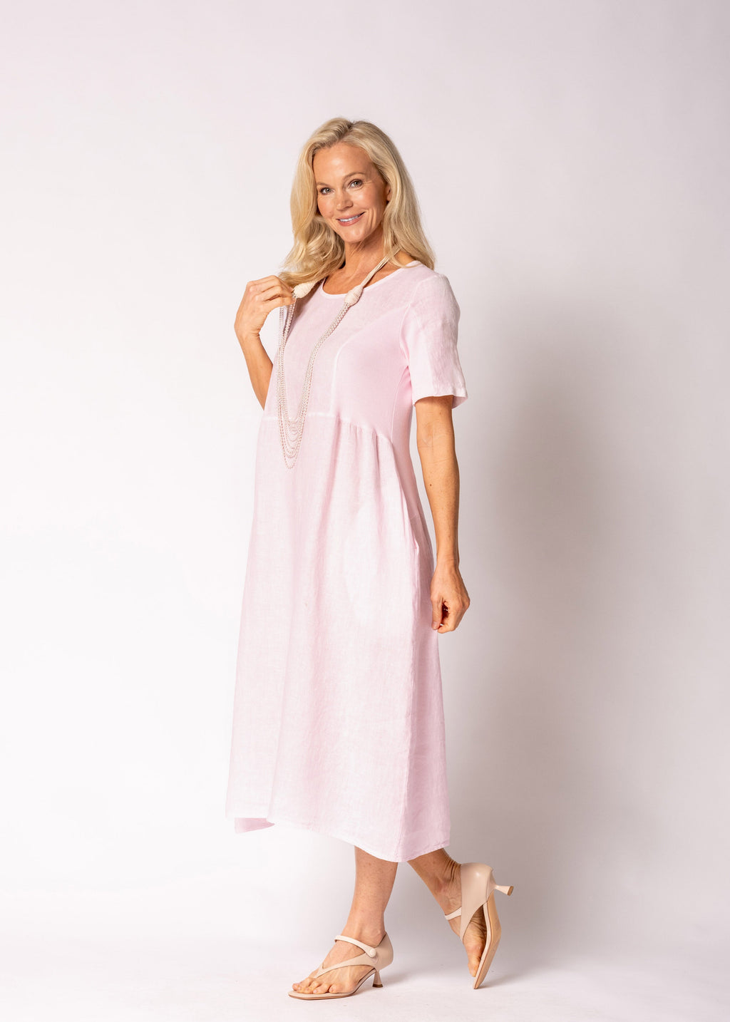 Zoraya Dress in Modena Pink