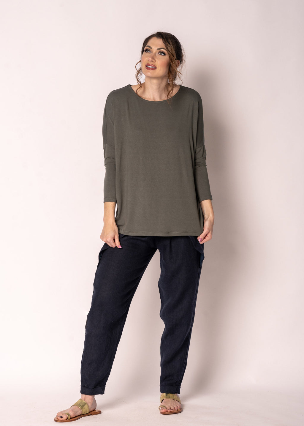 Adley Top in Khaki