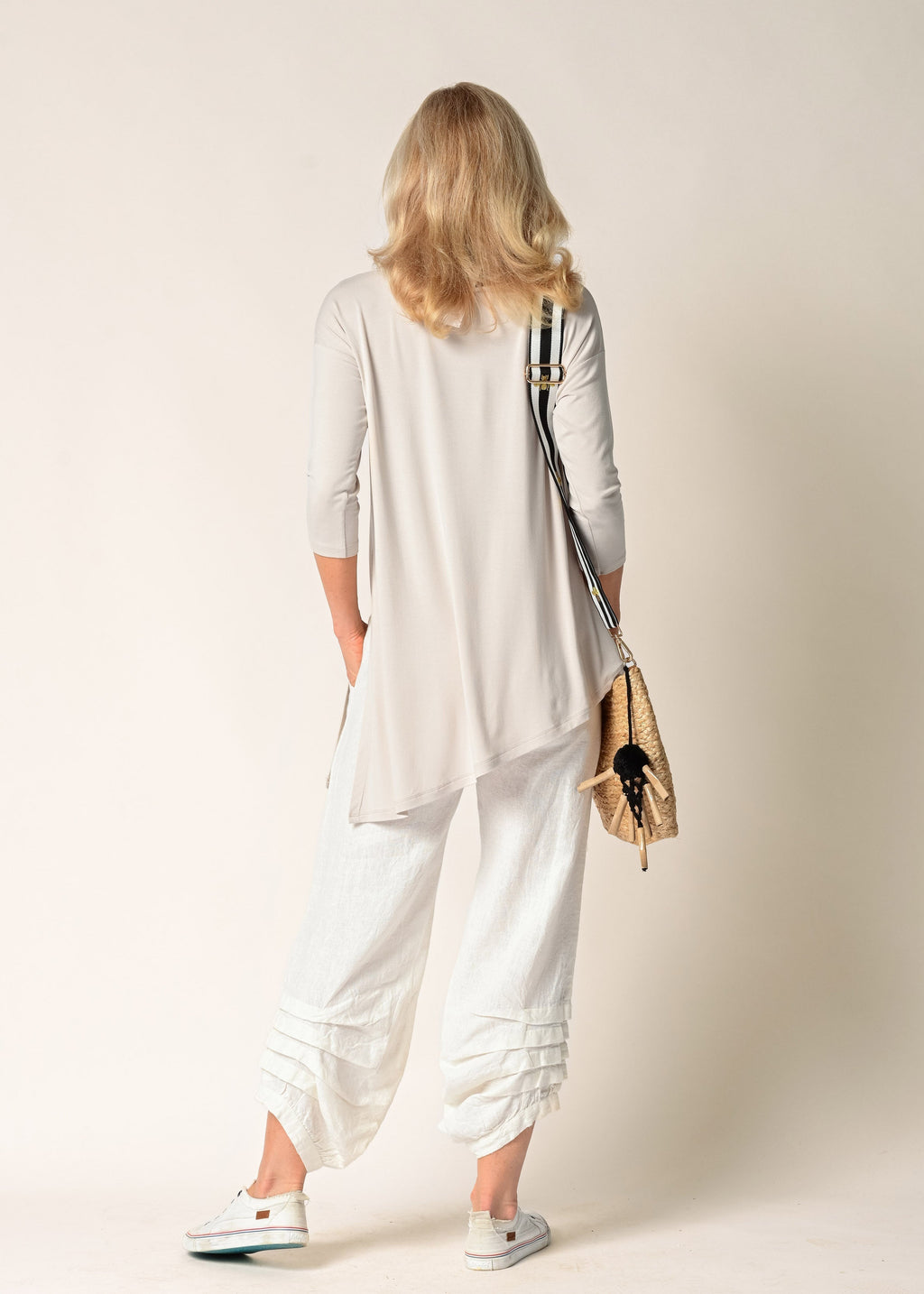 Cami Linen Pant in Cream